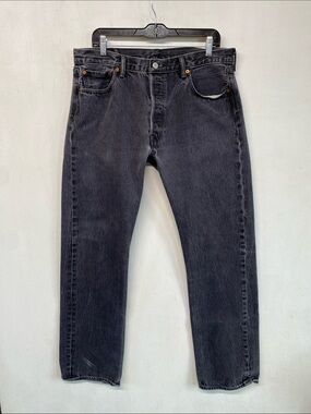 Men’s Levi’s 501 Red Tab Magic Black Jeans 36x34